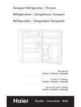 Haier HNSE05VS-01 - 4.6 cu.ft Compact Refrigerator Manual de usuario