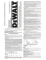 DeWalt DW317 Manual de usuario