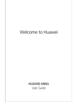 Huawei M865 Manual de usuario