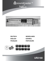 Soundmaster UR2160 Manual de usuario