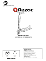 Razor E90 Series Manual de usuario