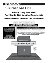 Brinkmann 5-Burner Gas Grill El manual del propietario