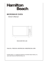 Hamilton Beach P90D23AL-WRB El manual del propietario