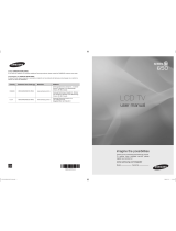Samsung LN55B650 - 55" LCD TV Manual de usuario