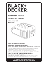 Black & Decker BDUSB20 Manual de usuario