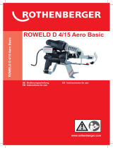 Rothenberger Hand welding extruder ROWELD Manual de usuario