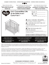 Delta Children Lancaster 4-in-1 Convertible Crib Guía del usuario