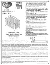 Delta Children Lancaster 4-in-1 Convertible Crib Assembly Instructions