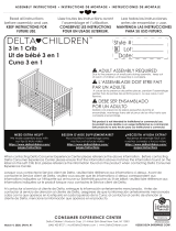 Delta Children Adley 3-in-1 Convertible Crib Assembly Instructions