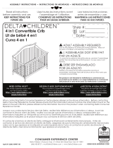 Delta ChildrenFarmhouse 6-in-1 Convertible Baby Crib