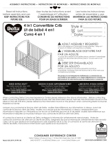 Disney Minnie Mouse 4-in-1 Convertible Crib Assembly Instructions