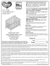 Delta Children Baker 4-in-1 Crib Assembly Instructions