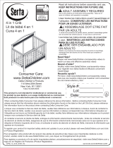 Delta Children Barrett 4-in-1 Convertible Crib Assembly Instructions