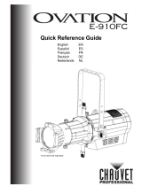 Chauvet Professional Ovation E-910FC Guia de referencia