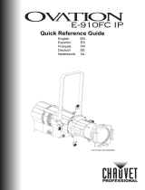 Chauvet Professional Ovation E-910FC IP Guia de referencia