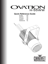 Chauvet Professional Ovation H-55WW Guia de referencia