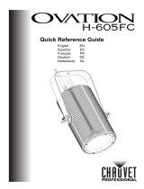 Chauvet Professional Ovation H-605FC Guia de referencia