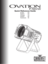 Chauvet OVATION P-56VW Guia de referencia