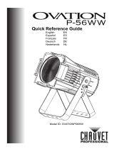 Chauvet Ovation P-56WW Guia de referencia