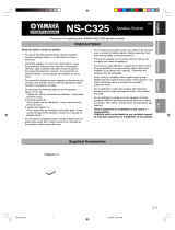 Yamaha NS-C325 El manual del propietario
