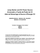 Schumacher Electric DSR141 Jump Starter and DC Power Source DSR141G Jump Starter and DC Power Source DSR156 Jump Starter and DC Power Source El manual del propietario