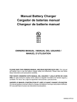 Schumacher Electric DSR139 Manual Battery Charger/Engine Starter DSR140 Manual Battery Charger/Engine Starter UL 105-4 El manual del propietario
