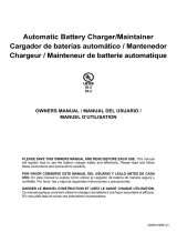 Schumacher SC1319 Automatic Battery Charger/Maintainer SC1343 Automatic Battery Charger/Maintainer SC1355 Automatic Battery Charger/Maintainer SC1563 Automatic Battery Charger/Maintainer UL 92-2 UL 93-2 El manual del propietario