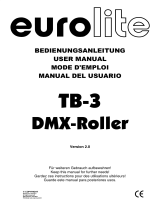 EuroLite TB-3 Manual de usuario