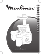 Moulinex Extracteur De Jus Lent 0.8l 150w Rouge - Zu150510 El manual del propietario