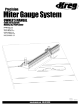 Kreg Precision Miter Gauge System Manual de usuario