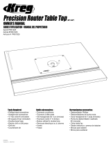 Kreg Precision Router Table Top Manual de usuario