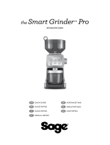 Sage COFFEE GRINDER (SCG820BSS4EEU1) El manual del propietario