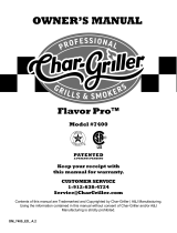 Char Griller Flavor Pro 7400 El manual del propietario