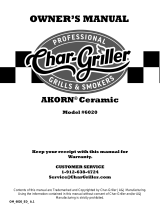 Char Griller 56020 El manual del propietario