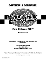 Char Griller E2735 El manual del propietario