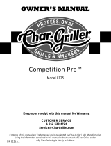 CharGriller Competition Pro 8125 El manual del propietario