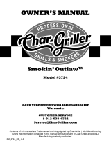 Char Griller E3724 El manual del propietario