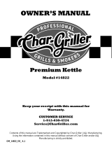 Char-Griller E14822 El manual del propietario