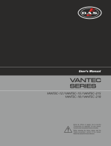DAS VANTEC-15 Manual de usuario