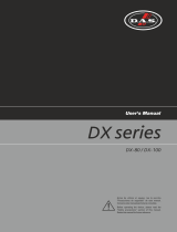 DAS DX-80 Manual de usuario