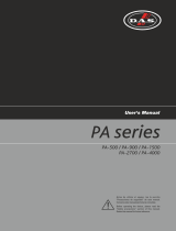 DAS PA-1500 Manual de usuario