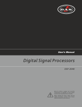 DAS DSP-2040 Manual de usuario