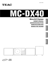 TEAC MC-DX40 El manual del propietario