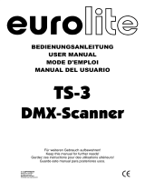 EuroLite TS-3 DMX-Scanner Manual de usuario