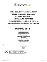 Ibiza Sound DJM90USB-BT El manual del propietario