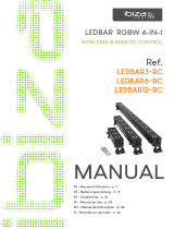 Ibiza LEDBAR6-RC El manual del propietario