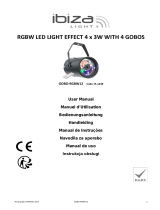 Ibiza Light GOBO-RGBW12 El manual del propietario