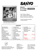 Sanyo DS32224 Manual de usuario
