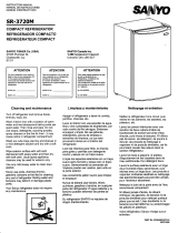 Sanyo SR-3720M - Counter-High Refrigerator Manual de usuario