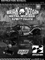Atomik Brian Deegan Metal Mulisha 1/8th Scale Ford Raptor Short Course Truck El manual del propietario